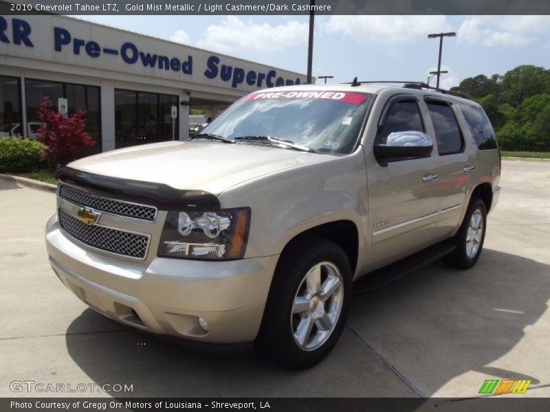 Gold Mist Metallic / Light Cashmere/Dark Cashmere 2010 Chevrolet Tahoe LTZ