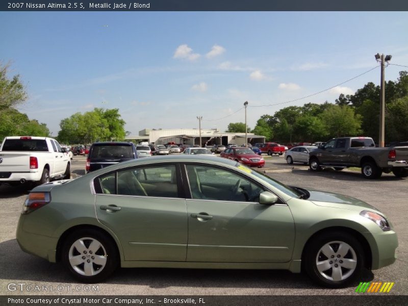 Metallic Jade / Blond 2007 Nissan Altima 2.5 S