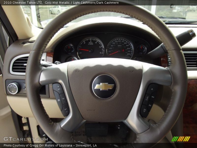 Gold Mist Metallic / Light Cashmere/Dark Cashmere 2010 Chevrolet Tahoe LTZ