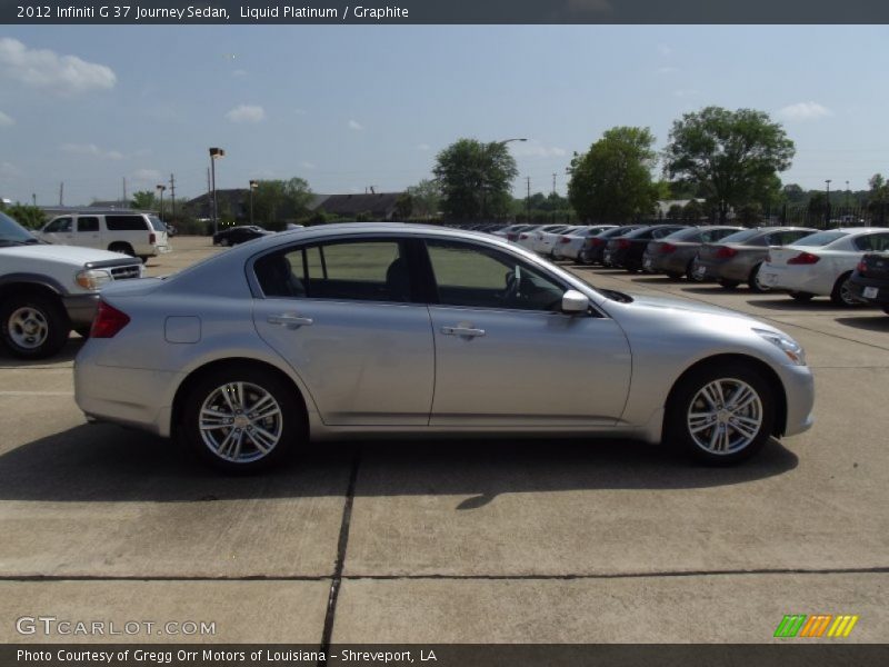 Liquid Platinum / Graphite 2012 Infiniti G 37 Journey Sedan