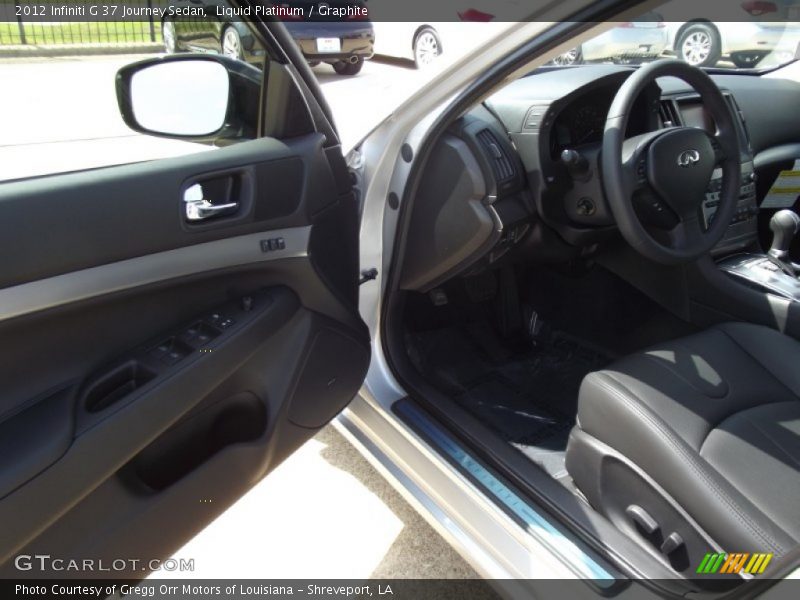 Liquid Platinum / Graphite 2012 Infiniti G 37 Journey Sedan