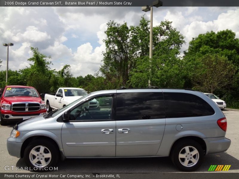 Butane Blue Pearl / Medium Slate Gray 2006 Dodge Grand Caravan SXT