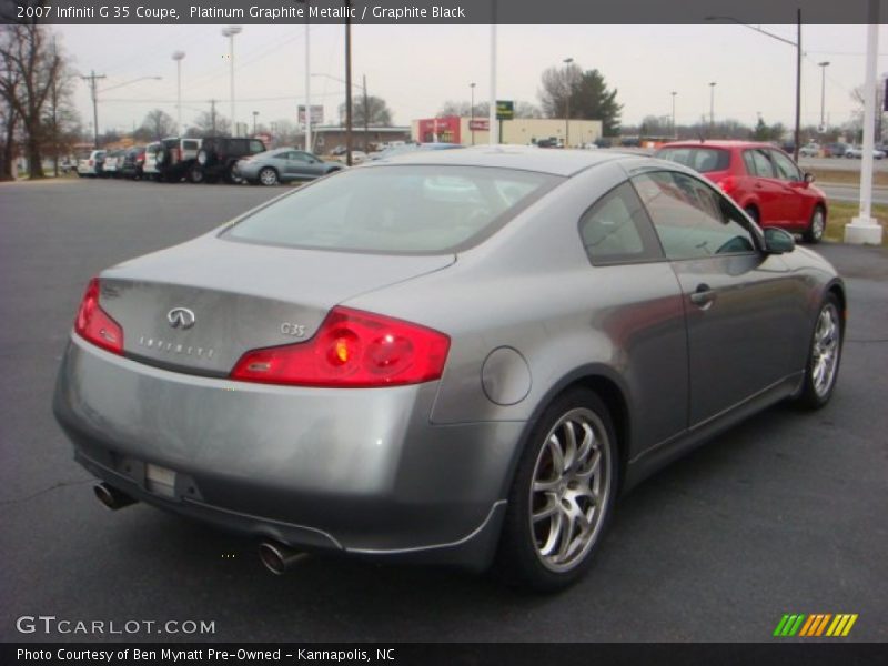 Platinum Graphite Metallic / Graphite Black 2007 Infiniti G 35 Coupe