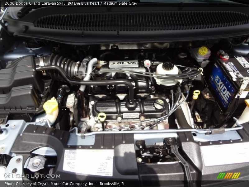 Butane Blue Pearl / Medium Slate Gray 2006 Dodge Grand Caravan SXT
