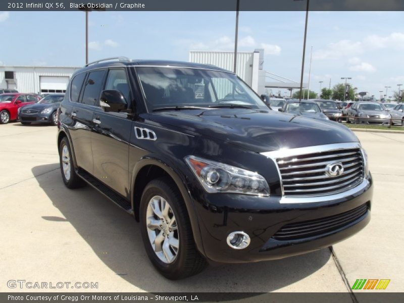 Black Obsidian / Graphite 2012 Infiniti QX 56