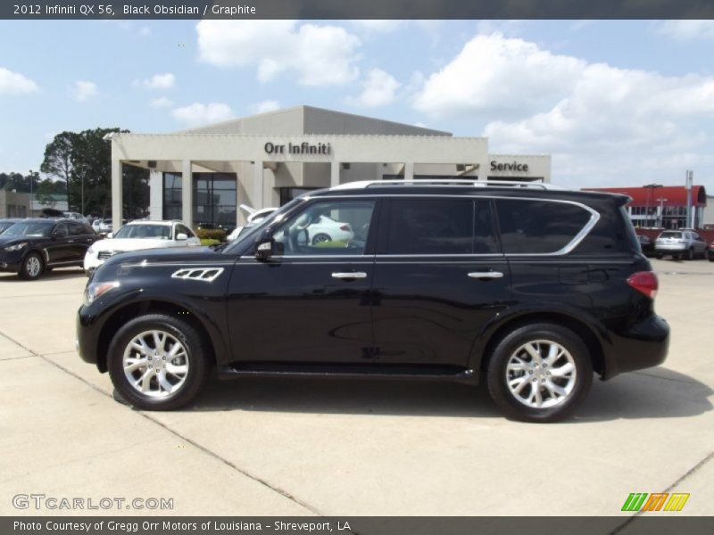 Black Obsidian / Graphite 2012 Infiniti QX 56