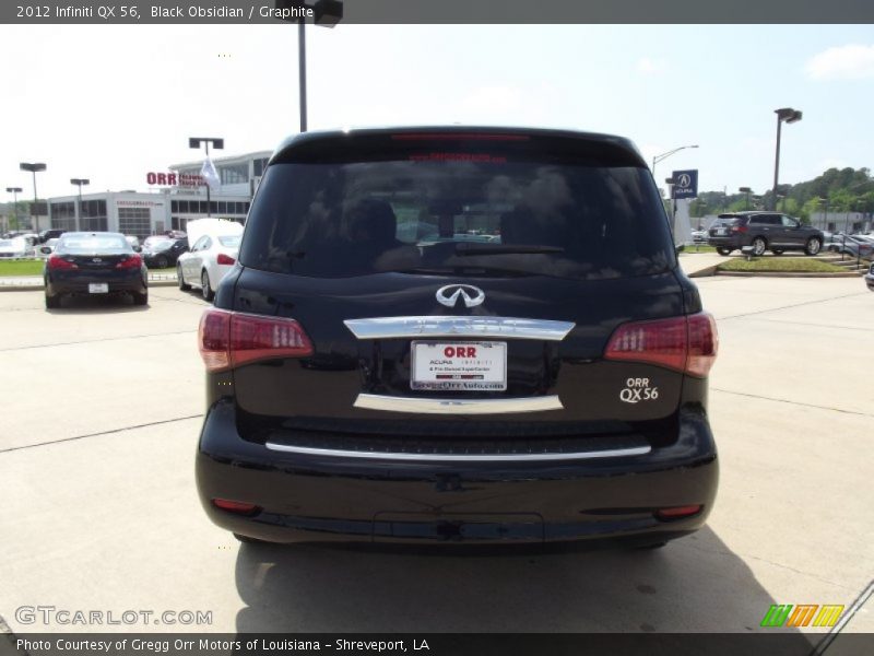 Black Obsidian / Graphite 2012 Infiniti QX 56