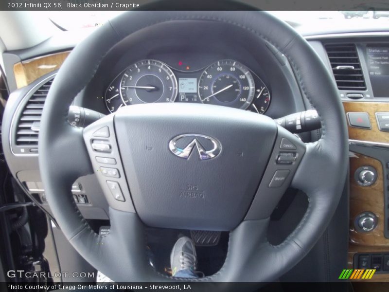 Black Obsidian / Graphite 2012 Infiniti QX 56