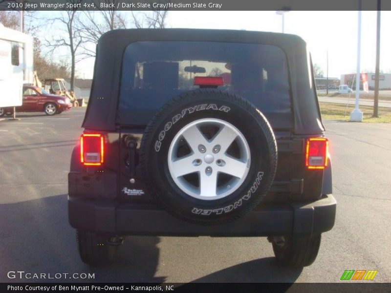 Black / Dark Slate Gray/Medium Slate Gray 2010 Jeep Wrangler Sport 4x4