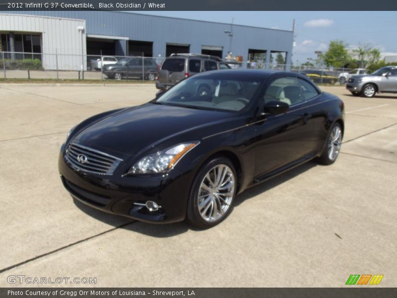 Black Obsidian / Wheat 2012 Infiniti G 37 Convertible
