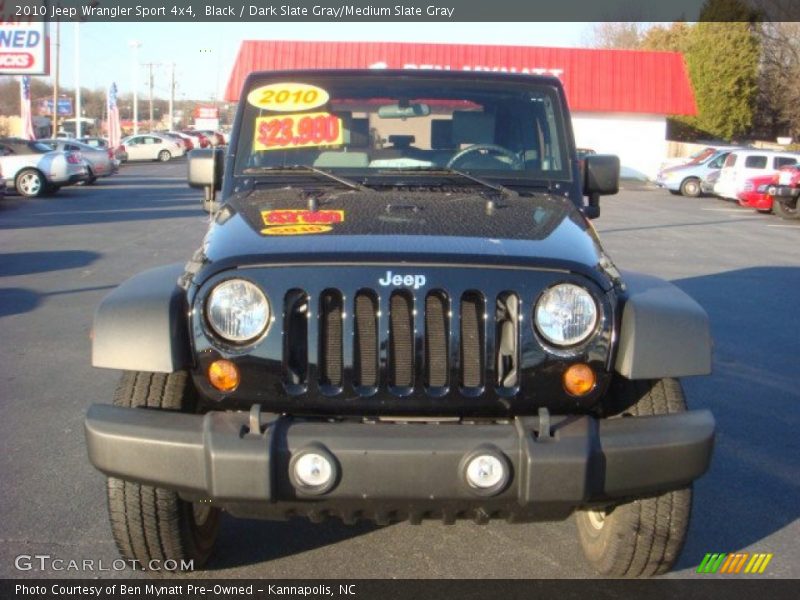 Black / Dark Slate Gray/Medium Slate Gray 2010 Jeep Wrangler Sport 4x4