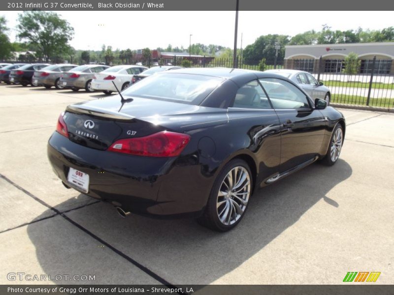Black Obsidian / Wheat 2012 Infiniti G 37 Convertible