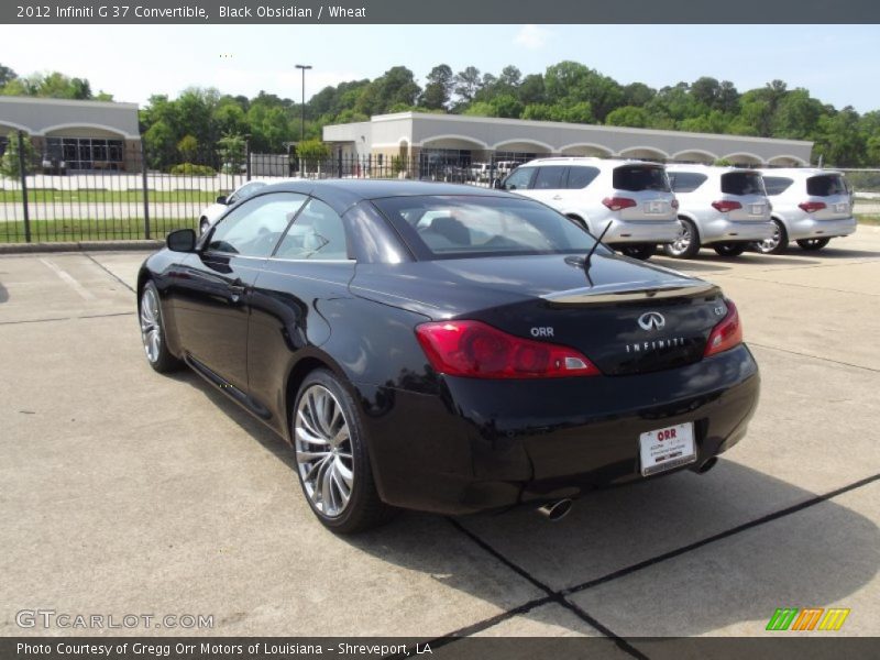 Black Obsidian / Wheat 2012 Infiniti G 37 Convertible