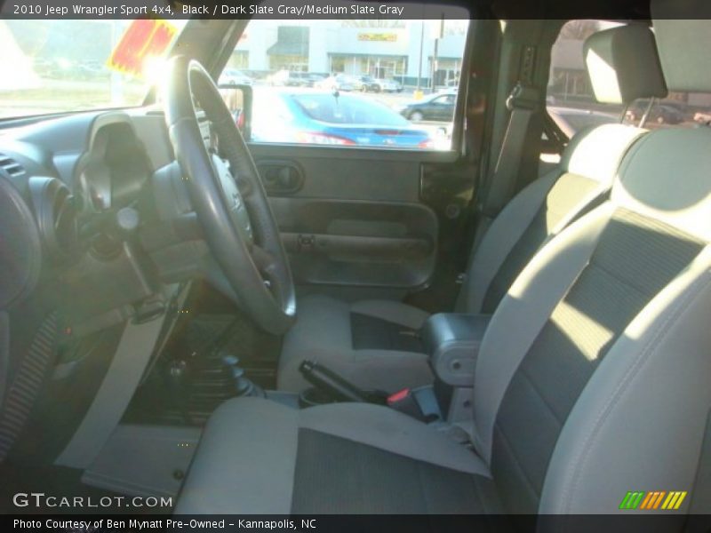 Black / Dark Slate Gray/Medium Slate Gray 2010 Jeep Wrangler Sport 4x4