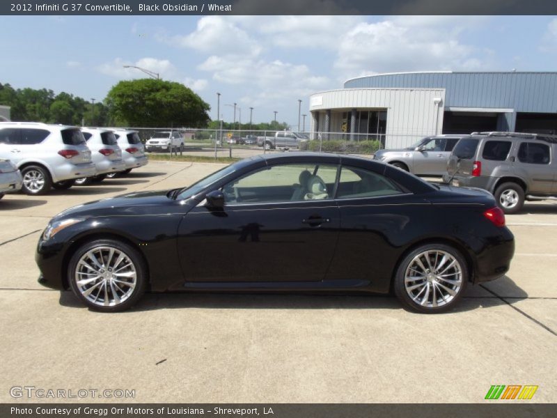 Black Obsidian / Wheat 2012 Infiniti G 37 Convertible