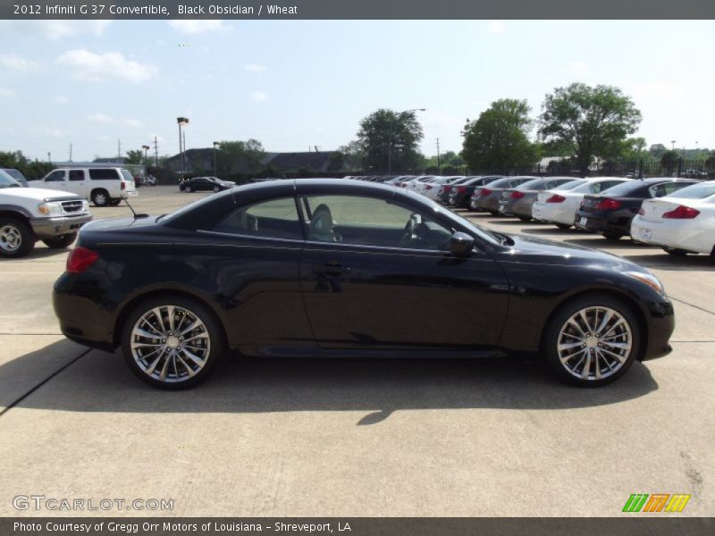 Black Obsidian / Wheat 2012 Infiniti G 37 Convertible