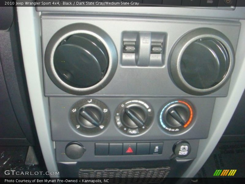 Black / Dark Slate Gray/Medium Slate Gray 2010 Jeep Wrangler Sport 4x4