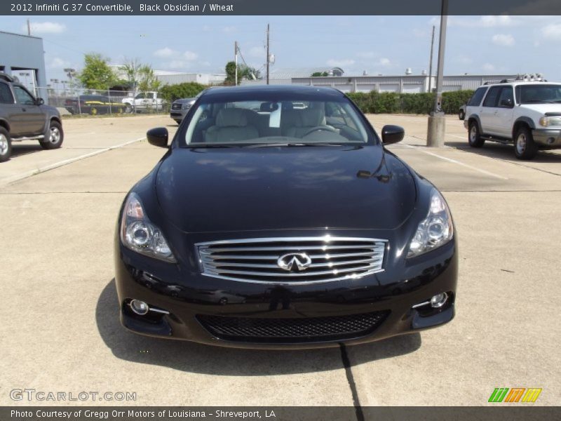 Black Obsidian / Wheat 2012 Infiniti G 37 Convertible