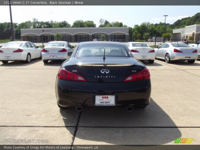 Black Obsidian / Wheat 2012 Infiniti G 37 Convertible