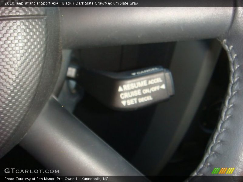 Black / Dark Slate Gray/Medium Slate Gray 2010 Jeep Wrangler Sport 4x4