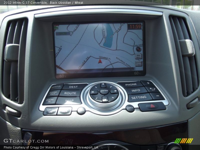 Black Obsidian / Wheat 2012 Infiniti G 37 Convertible