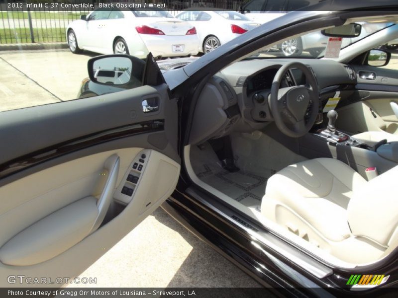 Black Obsidian / Wheat 2012 Infiniti G 37 Convertible