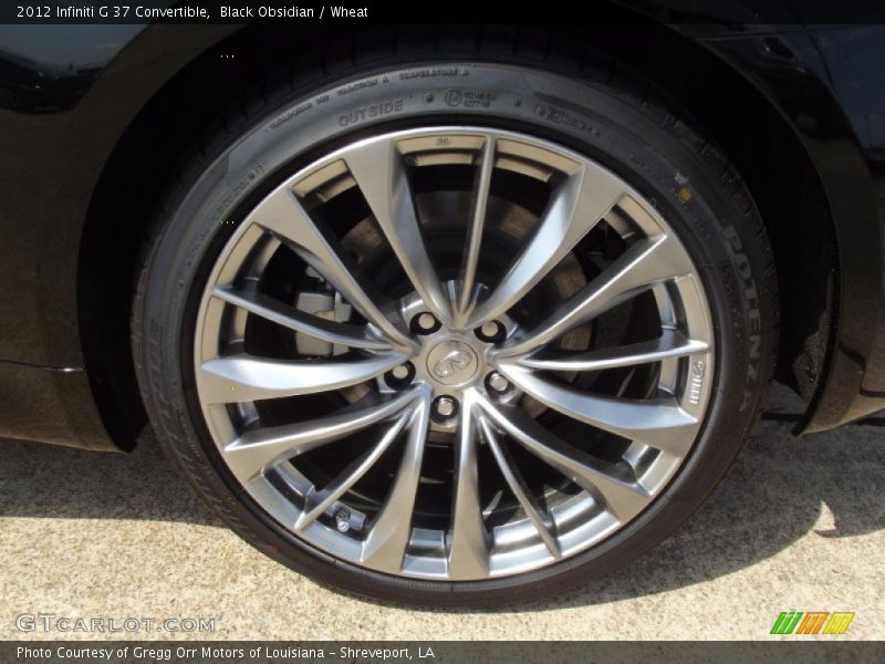 Black Obsidian / Wheat 2012 Infiniti G 37 Convertible