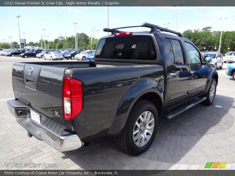 Night Armor Metallic / Graphite 2012 Nissan Frontier SL Crew Cab