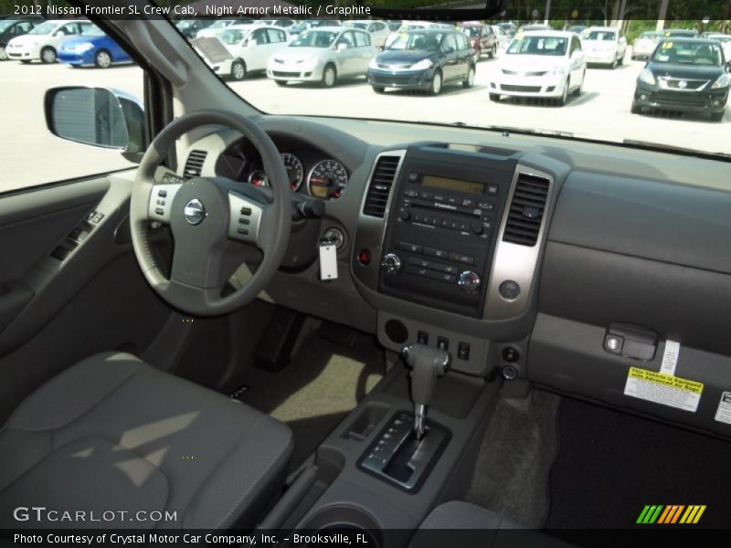 Night Armor Metallic / Graphite 2012 Nissan Frontier SL Crew Cab