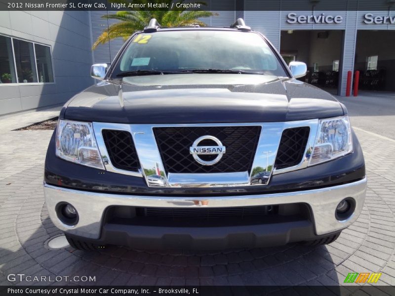 Night Armor Metallic / Graphite 2012 Nissan Frontier SL Crew Cab