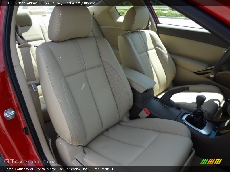  2012 Altima 3.5 SR Coupe Blonde Interior