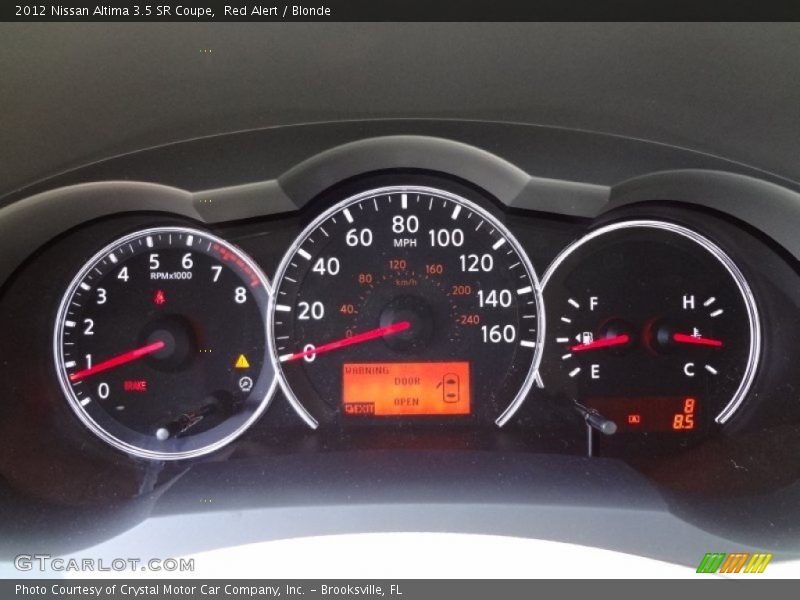  2012 Altima 3.5 SR Coupe 3.5 SR Coupe Gauges