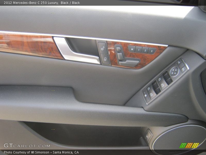Black / Black 2012 Mercedes-Benz C 250 Luxury