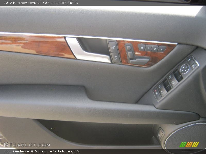 Black / Black 2012 Mercedes-Benz C 250 Sport