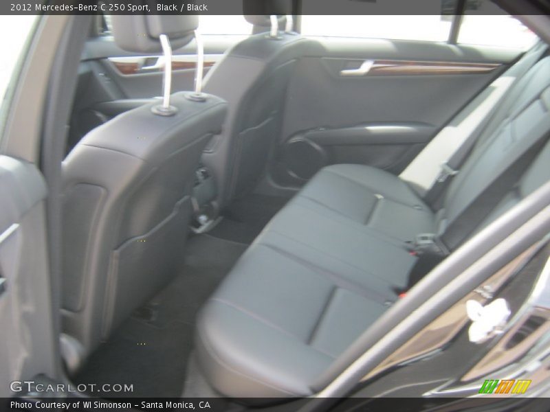 Black / Black 2012 Mercedes-Benz C 250 Sport