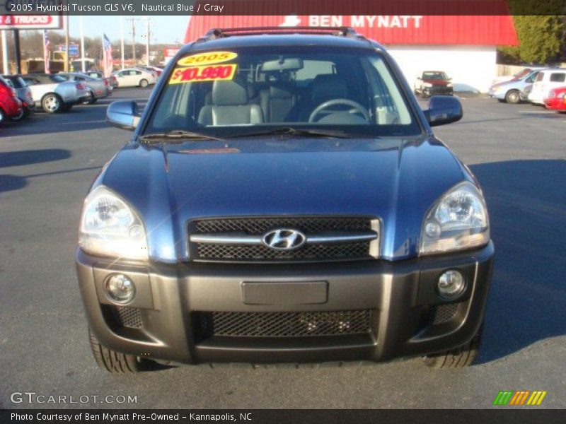 Nautical Blue / Gray 2005 Hyundai Tucson GLS V6