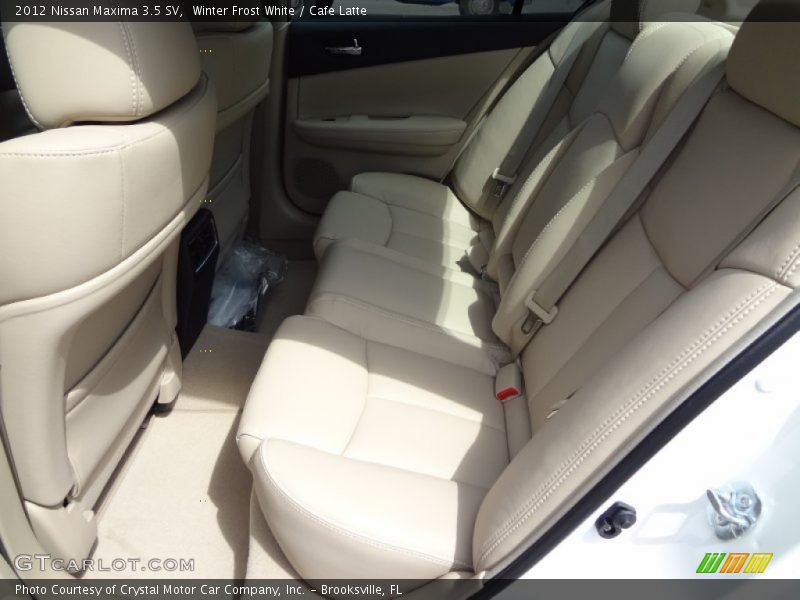 Winter Frost White / Cafe Latte 2012 Nissan Maxima 3.5 SV