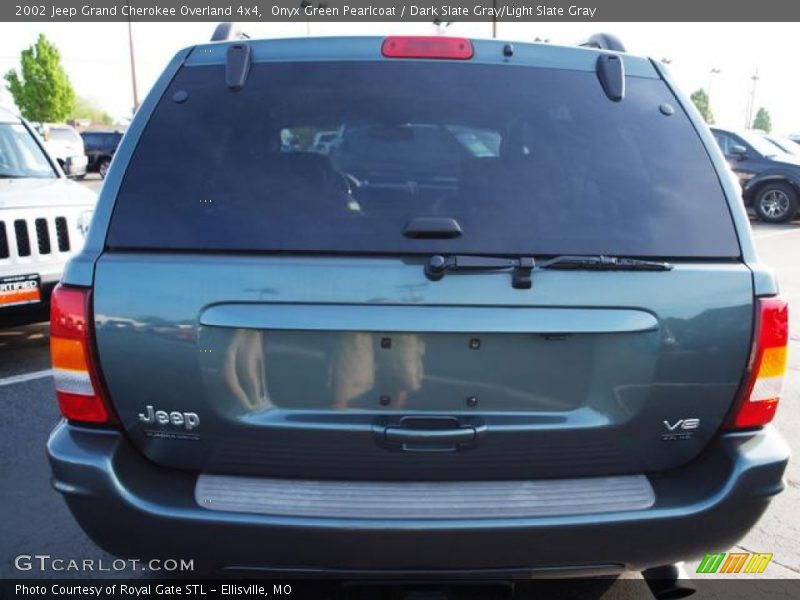 Onyx Green Pearlcoat / Dark Slate Gray/Light Slate Gray 2002 Jeep Grand Cherokee Overland 4x4