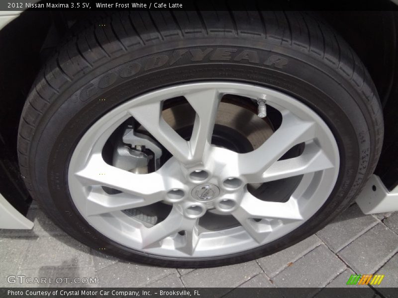 Winter Frost White / Cafe Latte 2012 Nissan Maxima 3.5 SV