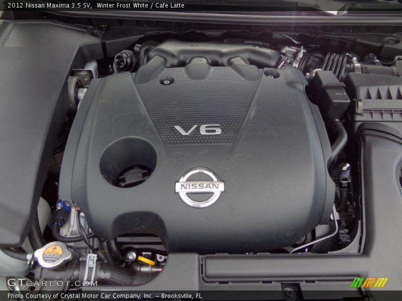 Winter Frost White / Cafe Latte 2012 Nissan Maxima 3.5 SV