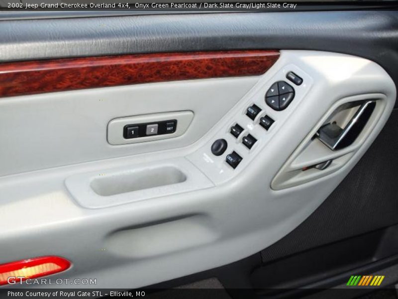 Onyx Green Pearlcoat / Dark Slate Gray/Light Slate Gray 2002 Jeep Grand Cherokee Overland 4x4