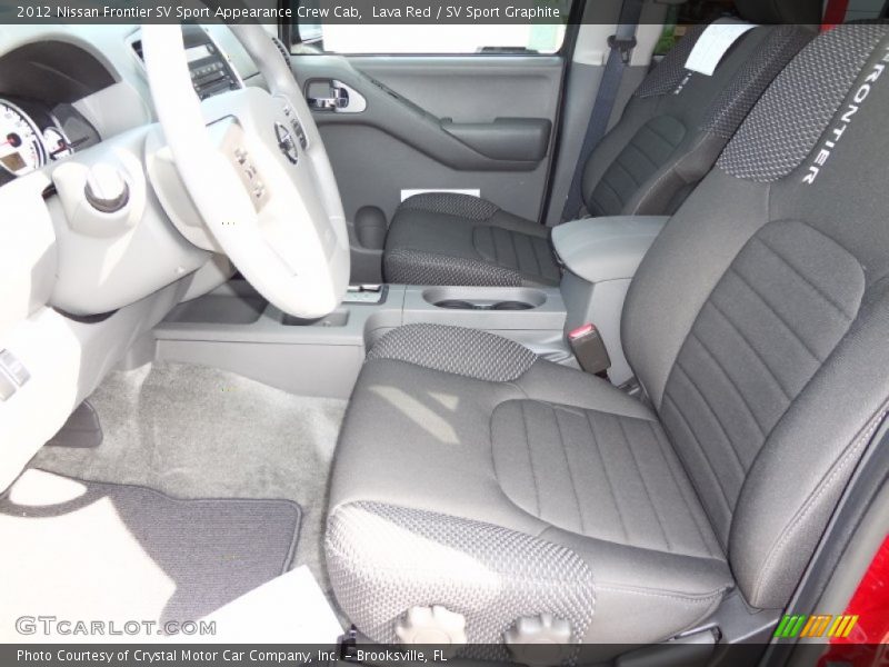 Lava Red / SV Sport Graphite 2012 Nissan Frontier SV Sport Appearance Crew Cab