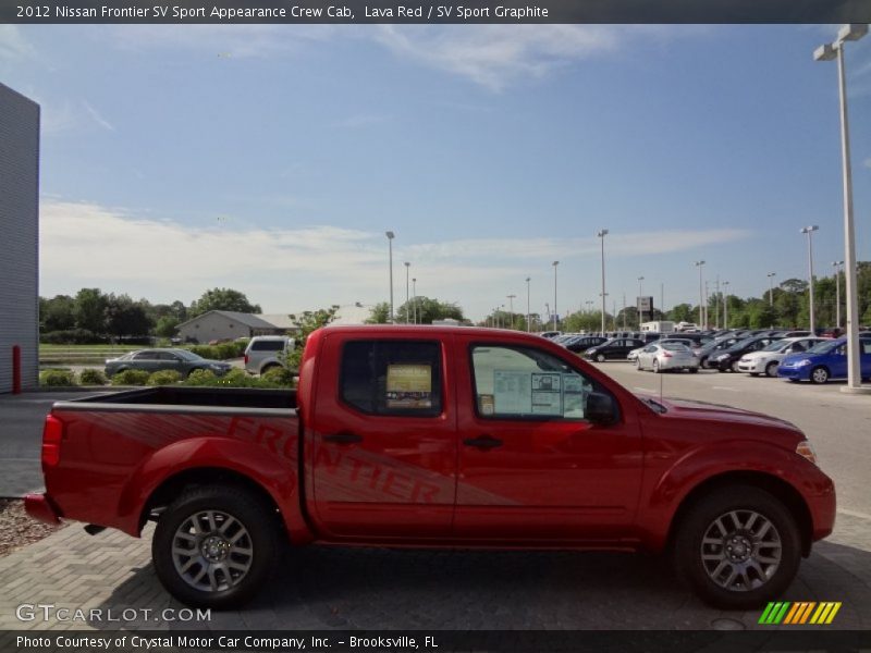 Lava Red / SV Sport Graphite 2012 Nissan Frontier SV Sport Appearance Crew Cab