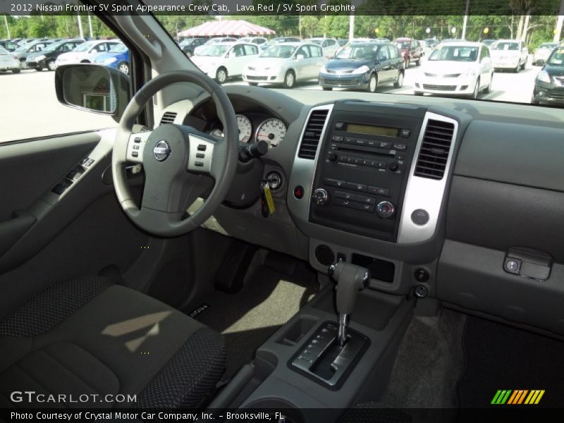 Lava Red / SV Sport Graphite 2012 Nissan Frontier SV Sport Appearance Crew Cab