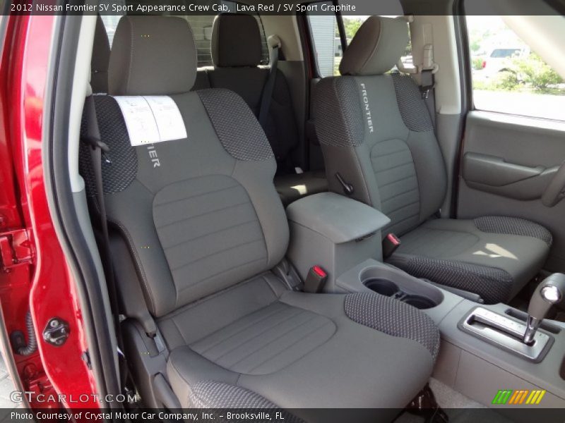 Lava Red / SV Sport Graphite 2012 Nissan Frontier SV Sport Appearance Crew Cab