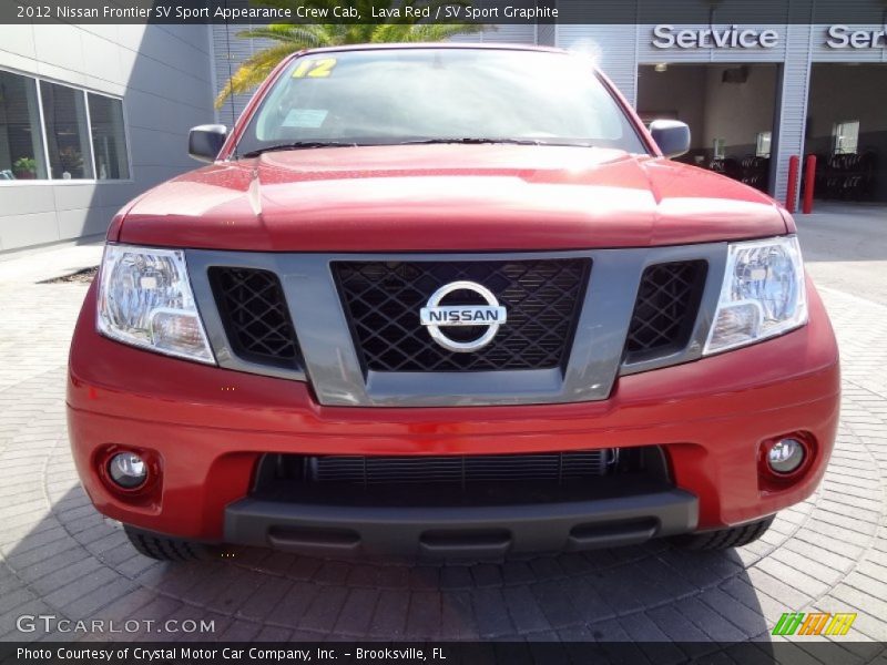 Lava Red / SV Sport Graphite 2012 Nissan Frontier SV Sport Appearance Crew Cab
