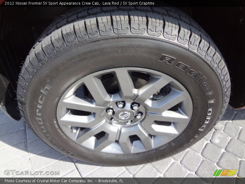 Lava Red / SV Sport Graphite 2012 Nissan Frontier SV Sport Appearance Crew Cab