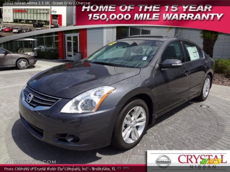 Ocean Gray / Charcoal 2012 Nissan Altima 3.5 SR