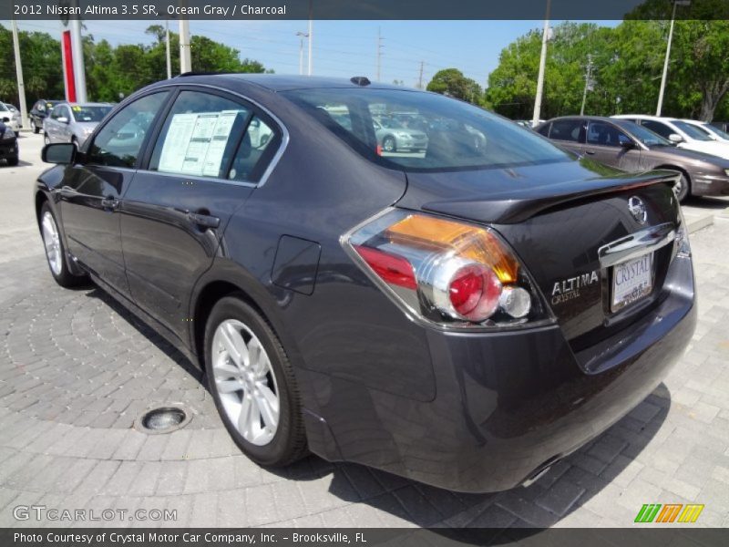 Ocean Gray / Charcoal 2012 Nissan Altima 3.5 SR