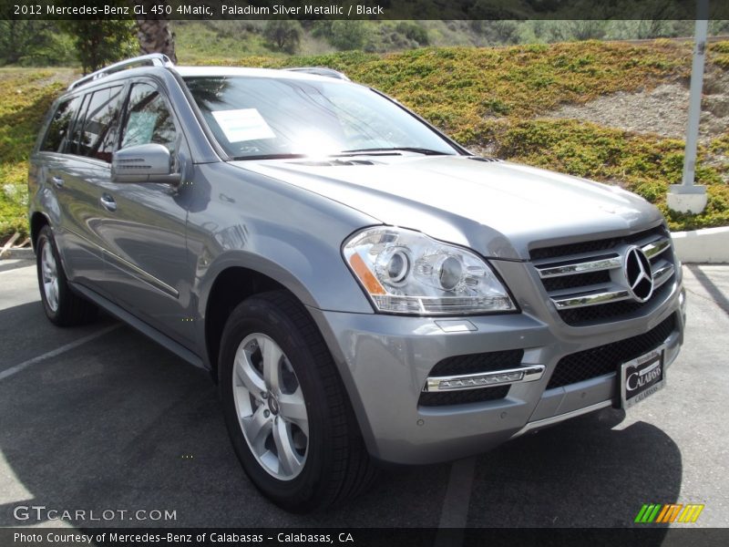 Paladium Silver Metallic / Black 2012 Mercedes-Benz GL 450 4Matic